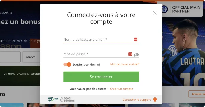 betsson casino se connecter